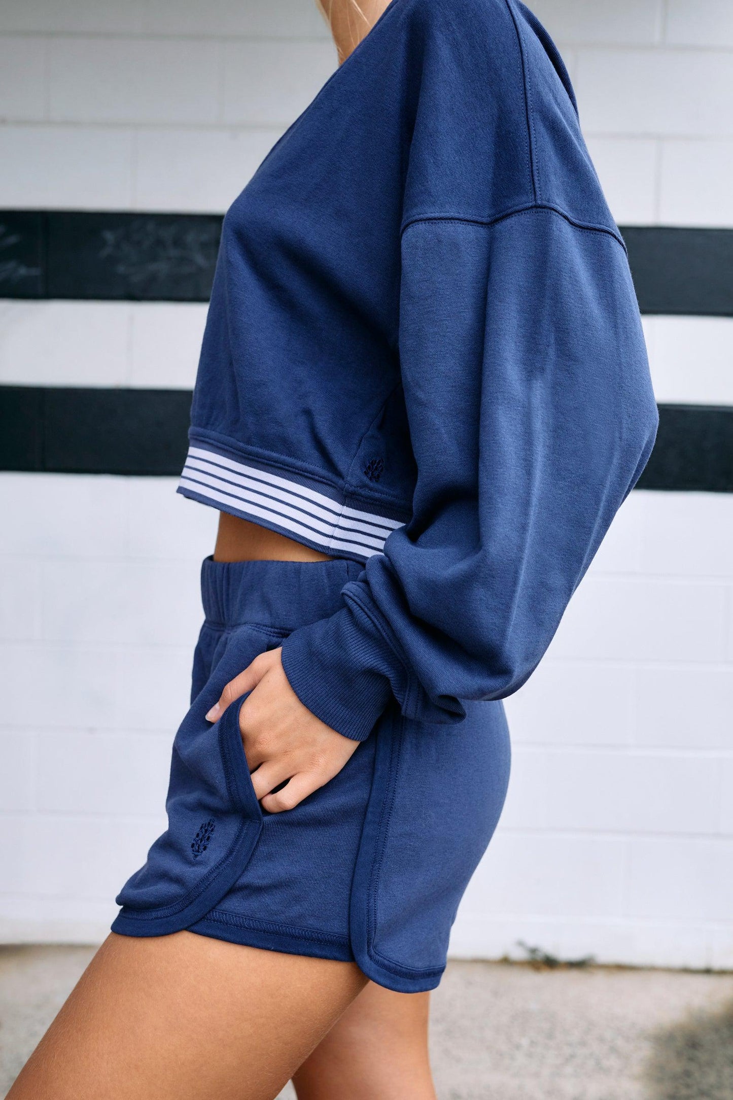 Free People - Grand Slam Short Deep Sea