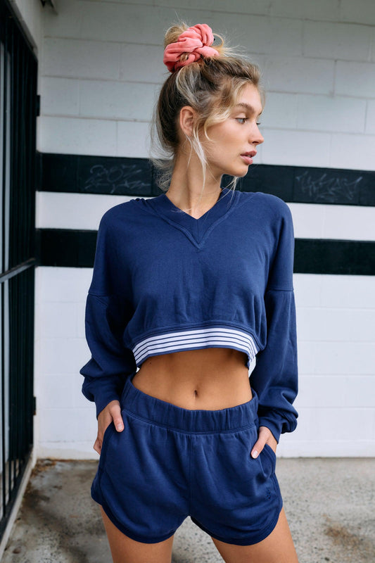 Free People - Grand Slam Short Deep Sea