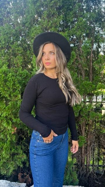 RD Style Polly Rib Crewneck Sweater