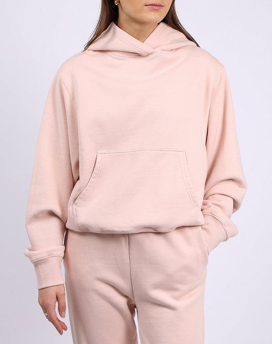 The Brunette The Label - "BEST FRIEND" Hoodie l Peach Cream