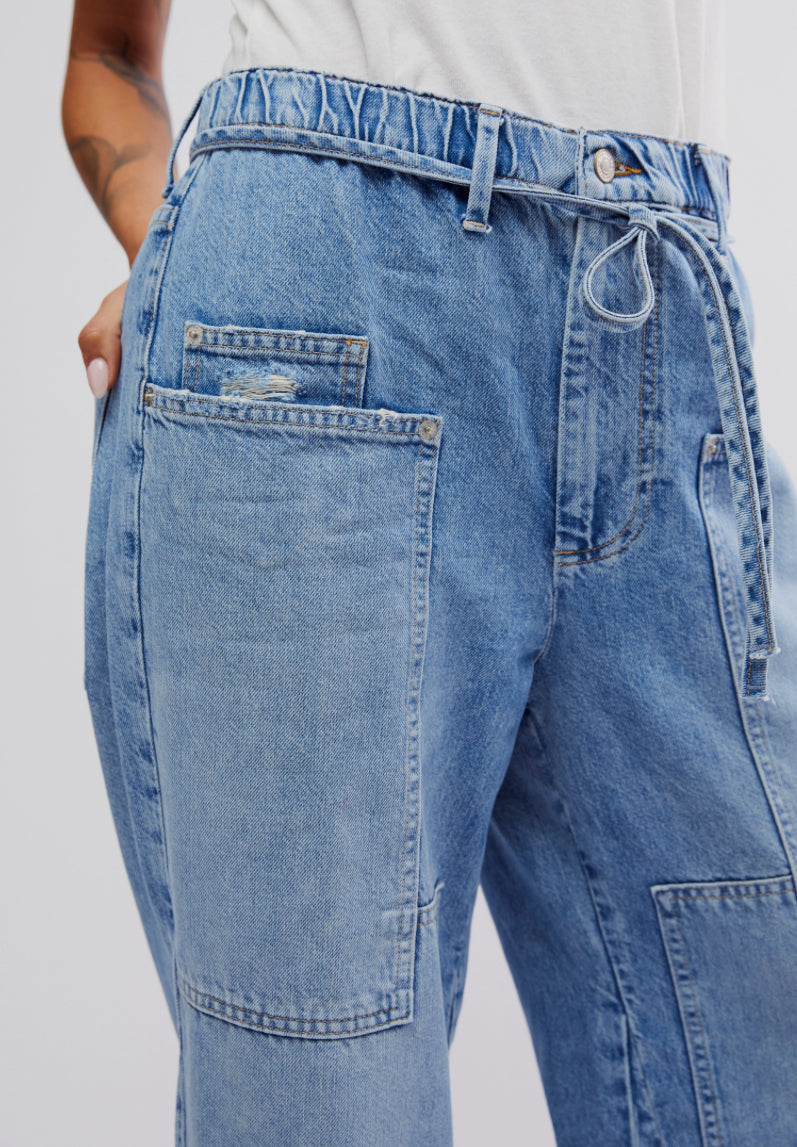 Free People Curvy Outlaw wide leg Jeans