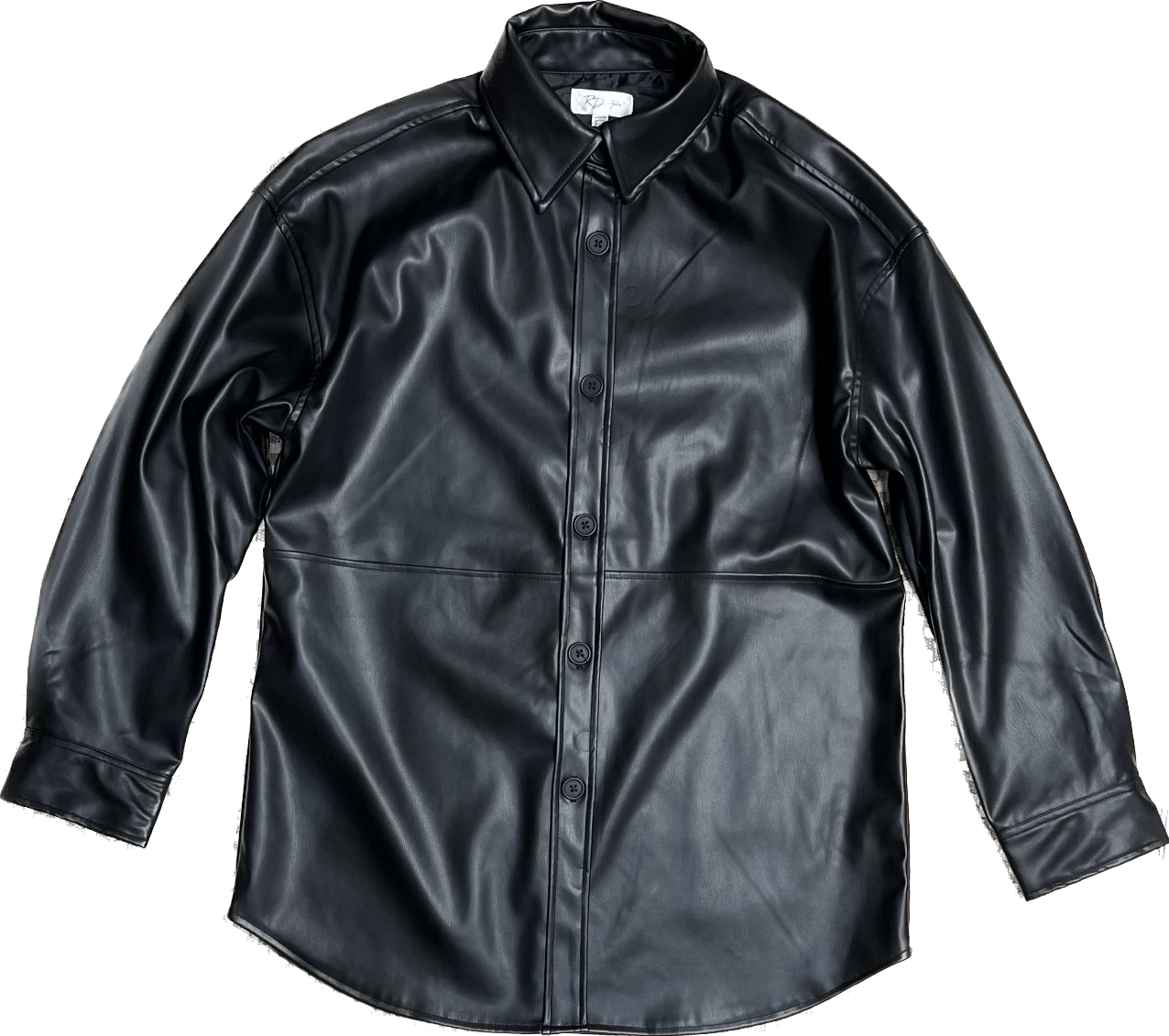 RD Style Makayla Vegan Leather Shirt