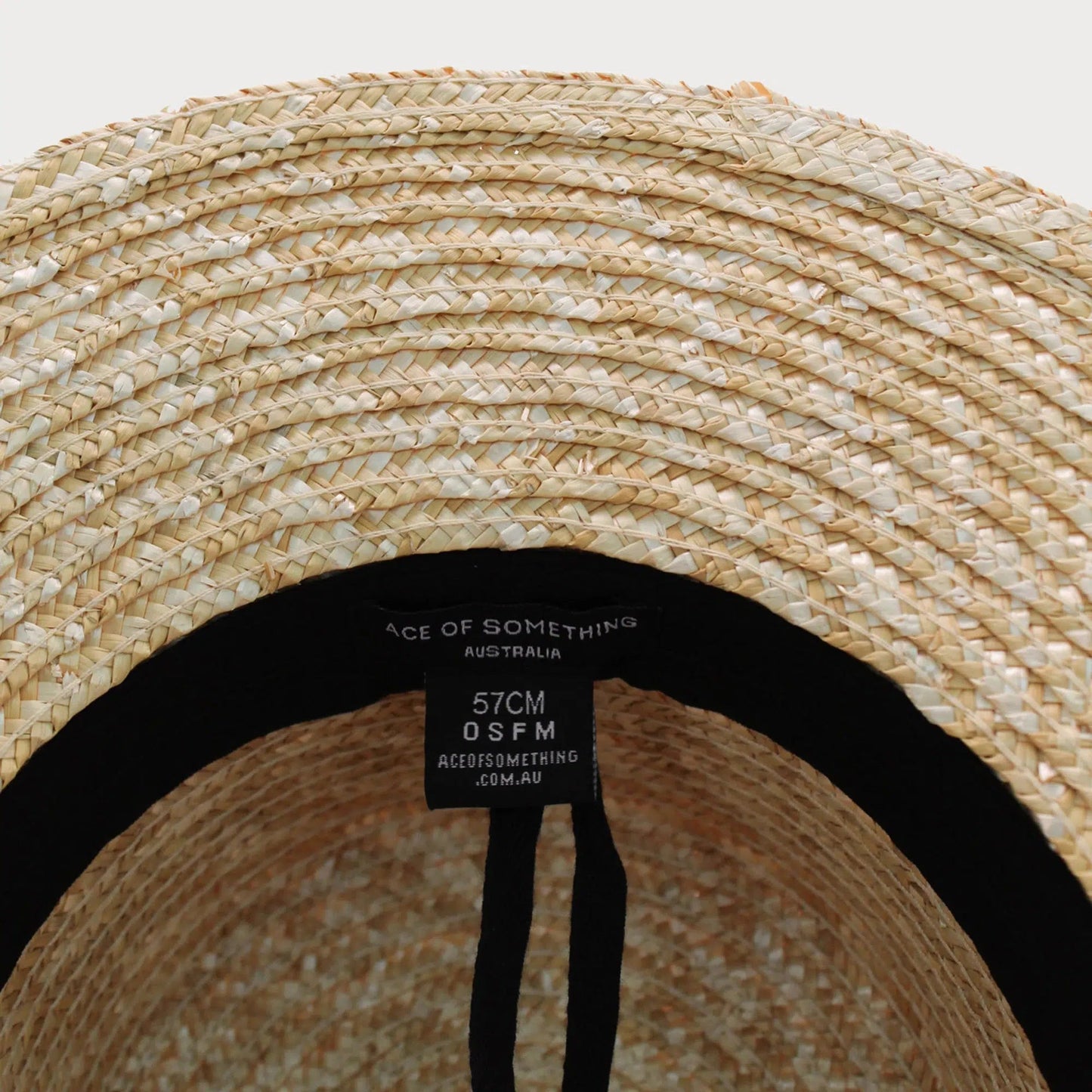 Ace of Something - Thalia Wheat Straw Small Brimmed Boater Natural