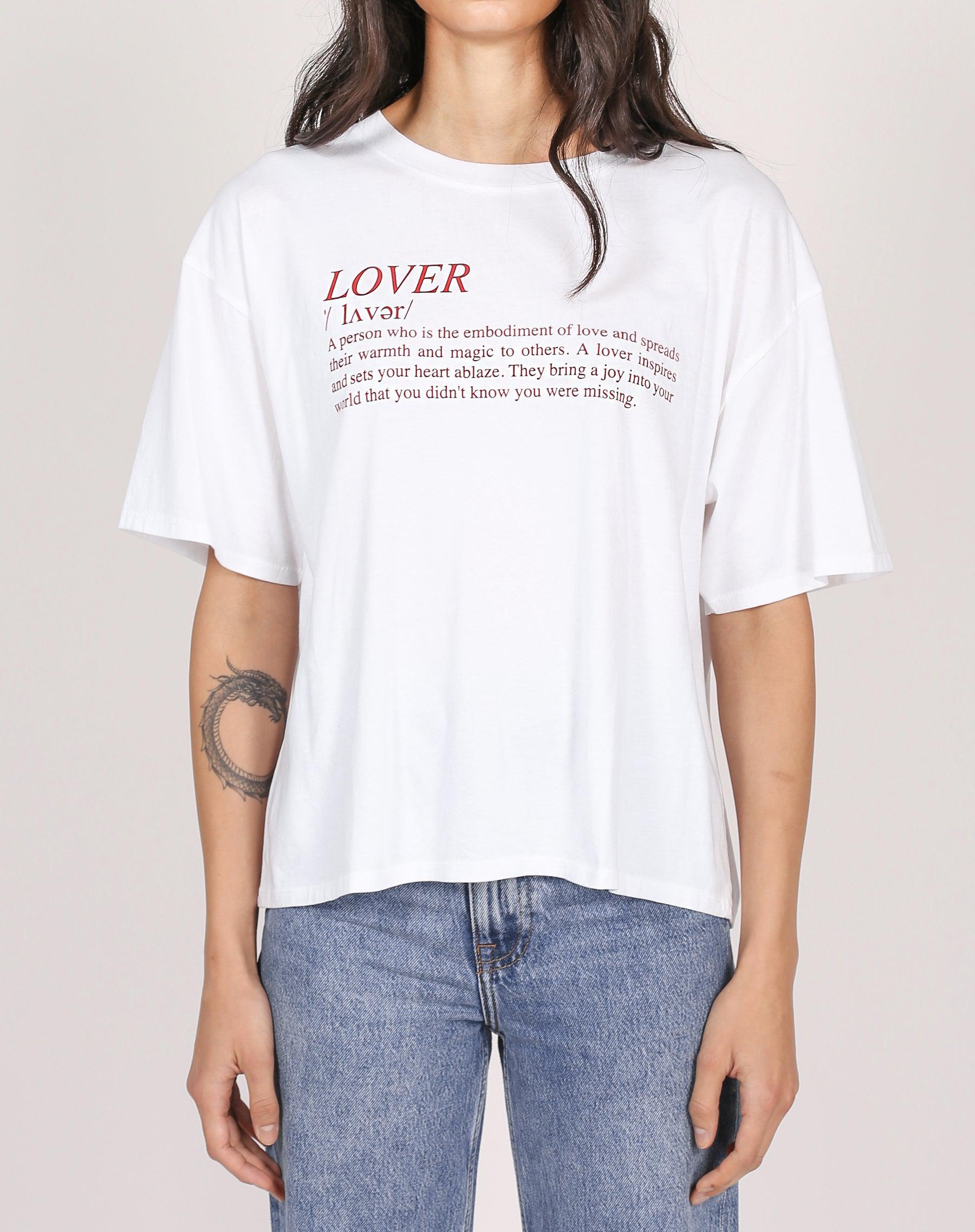BRUNETTE The Label LOVER Boxy Tee