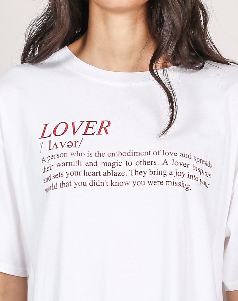 BRUNETTE The Label LOVER Boxy Tee