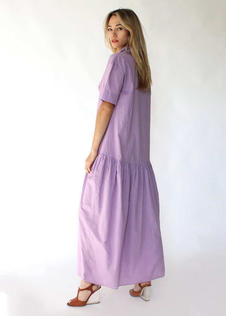 Cali Dreaming Market Dress in Lilac