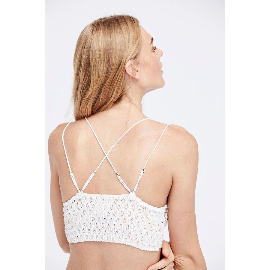 Free People Adella Bralette | White