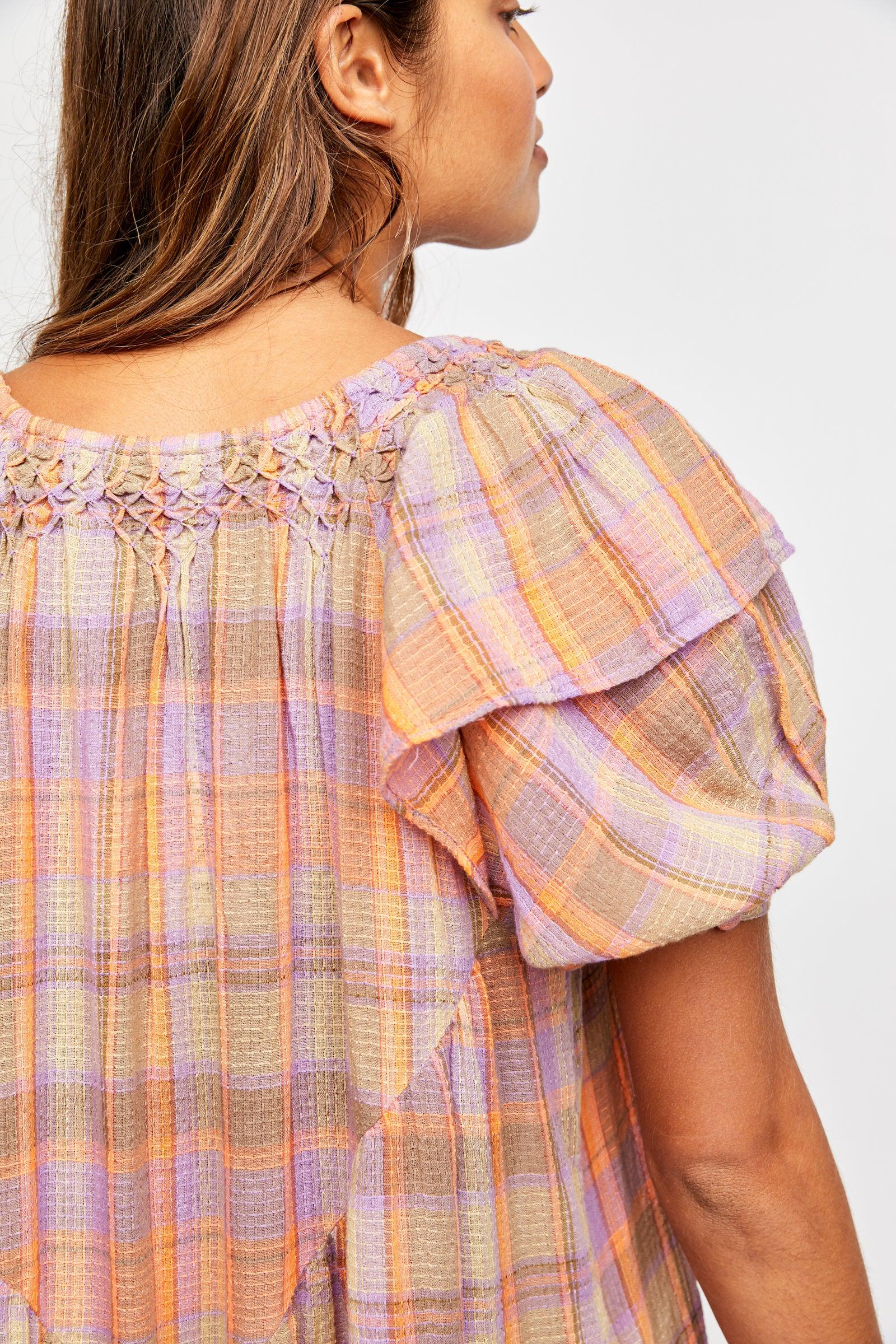 amelie mini dress free people Amelie Plaid Mini Dress
