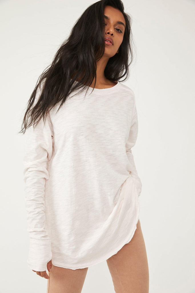 Free People Arden Tee in Dream Kiss