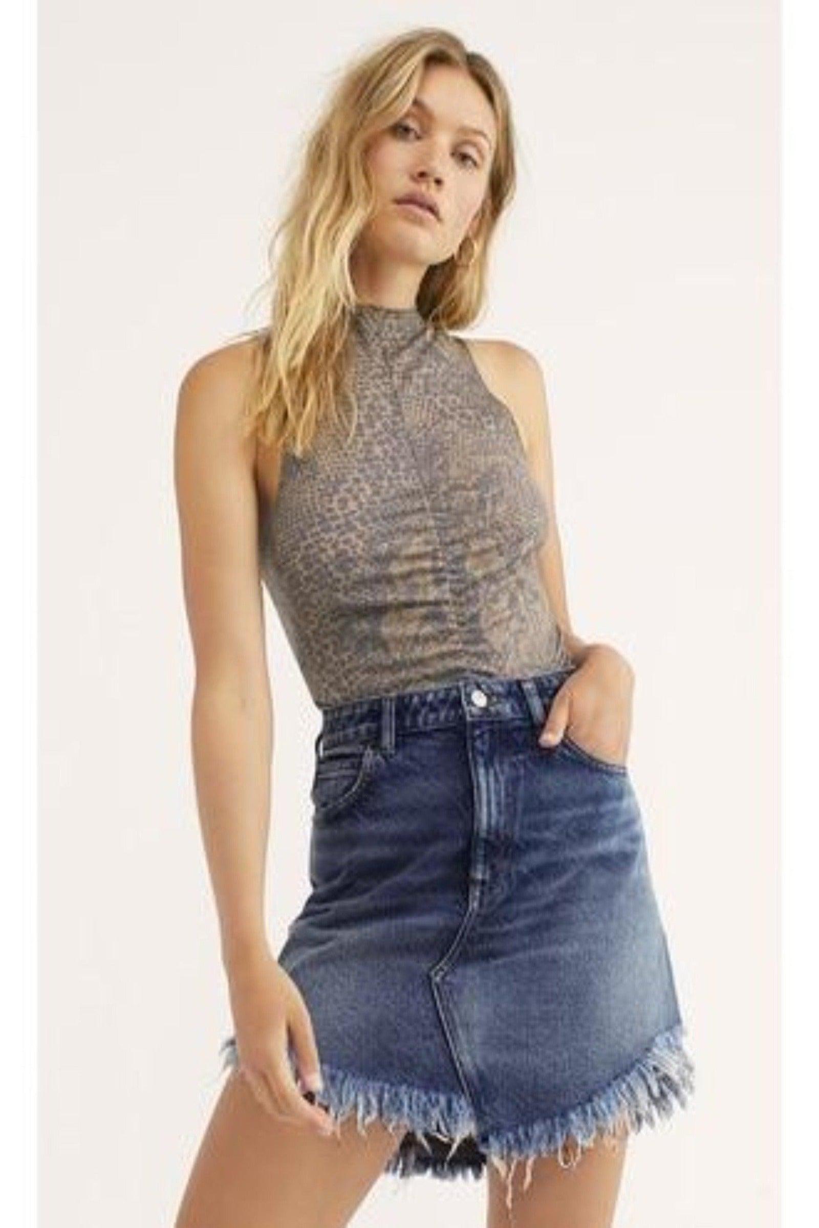 Free People Bailey Denim Mini