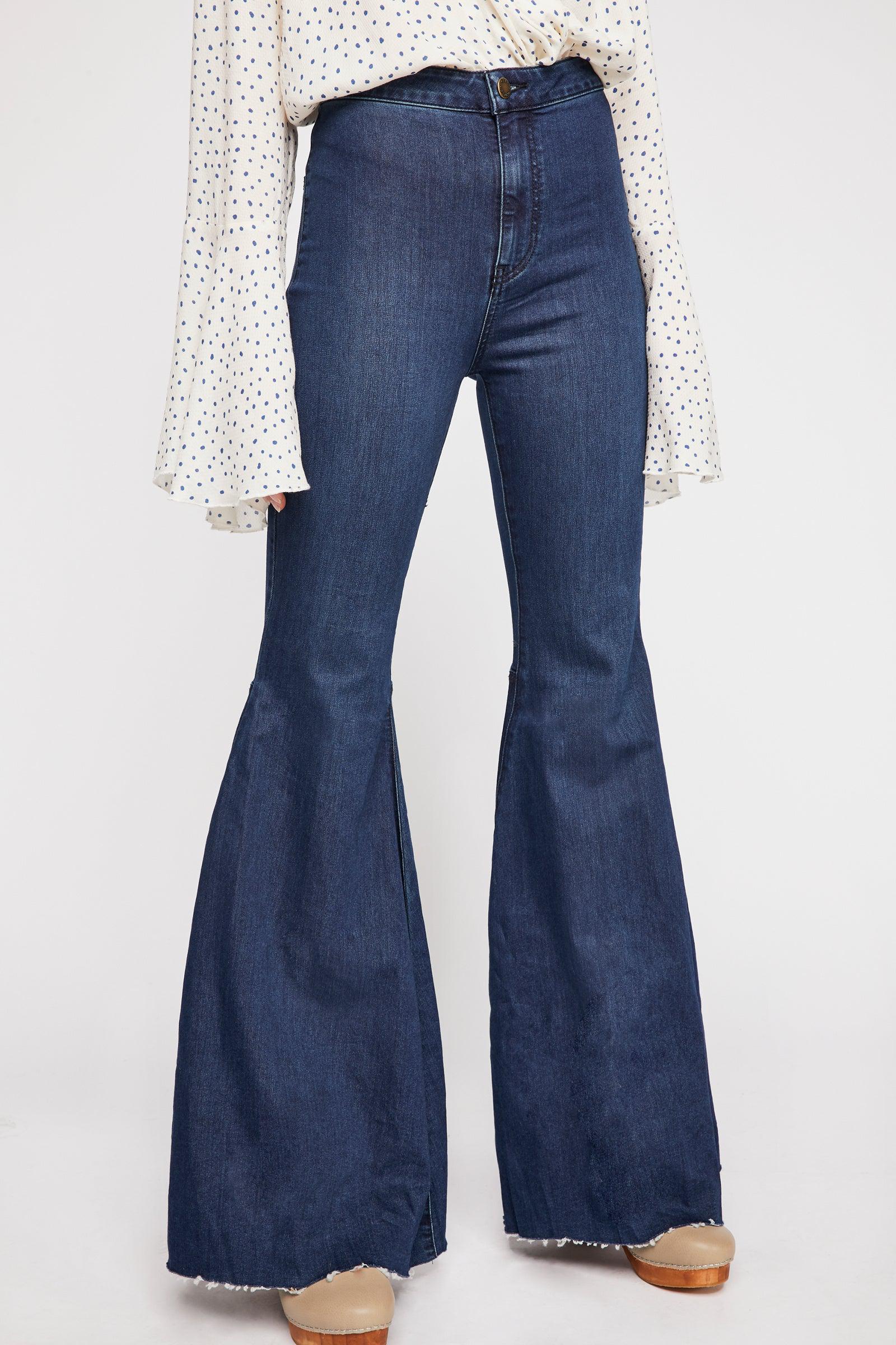 Free People Just Float On Flare Jeans