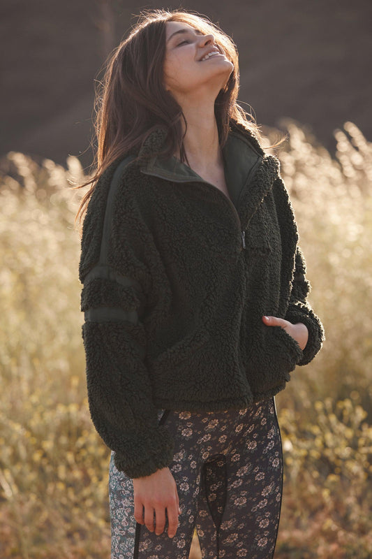 Free People Nantucket Fleece | Olive