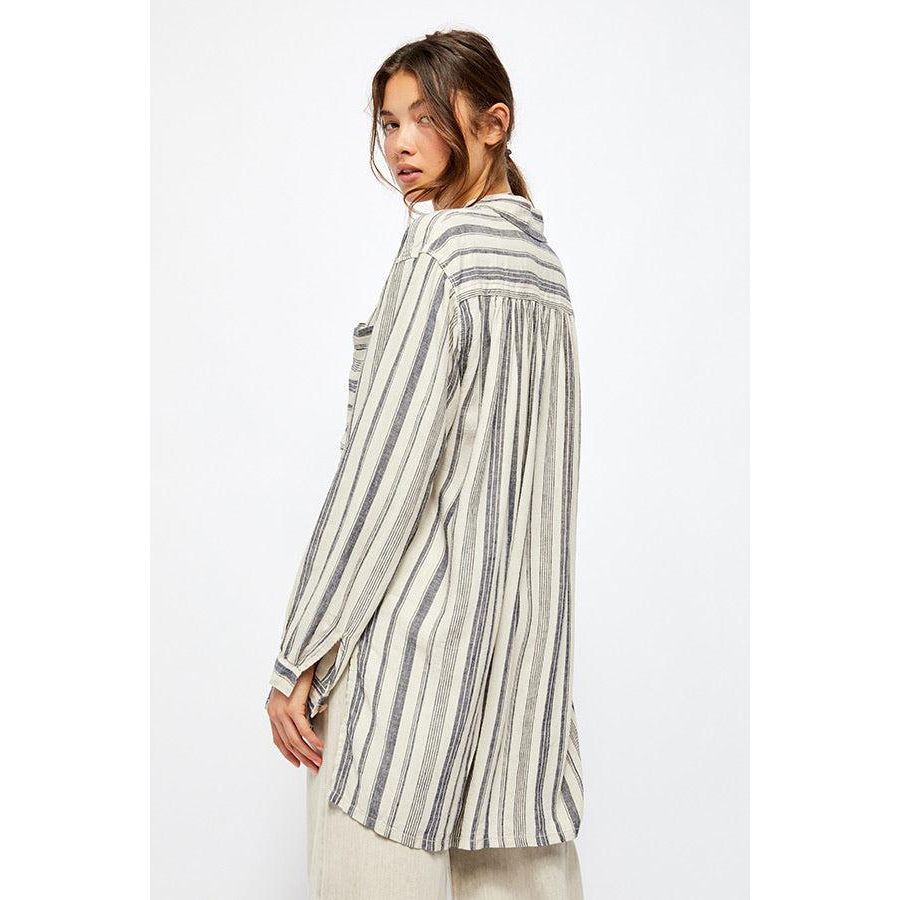 Free People Summer Breeze Stripe Shirt