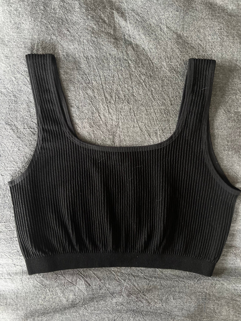 RD Style Black Short Tank Top