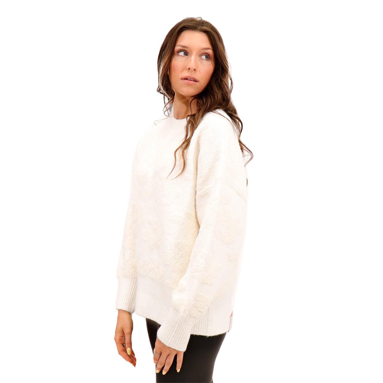 RD Style Blossom Textured Floral Sweater