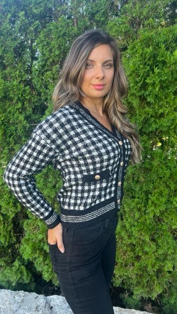 RD Style Coco Crop Button Front Cardigan