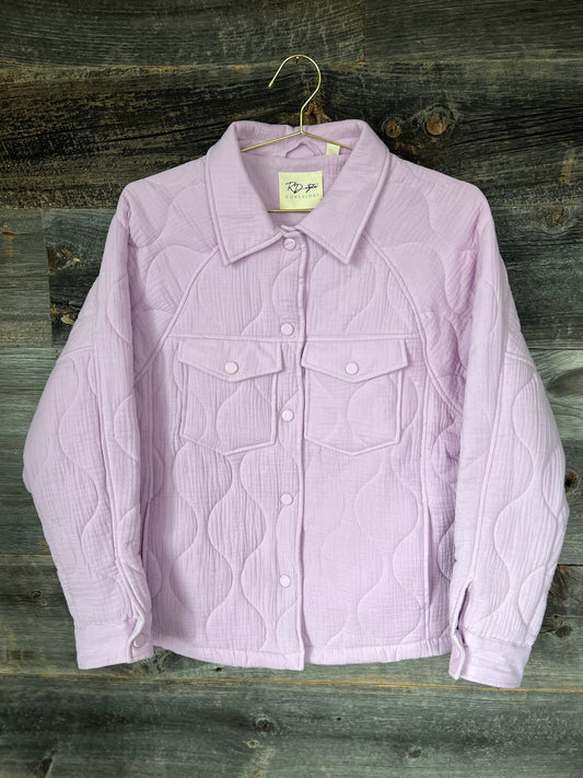 RD Style Dolman Jacket | Pale Orchid