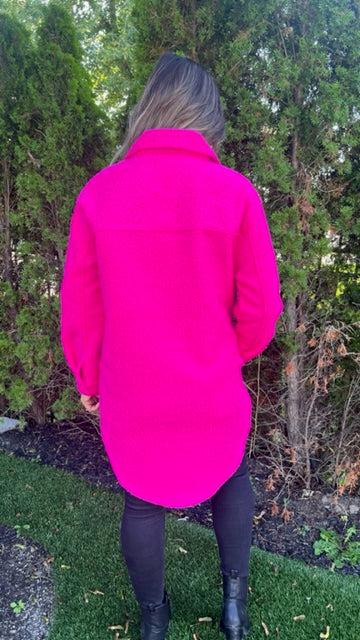 RD Style Eva Long Boucle Shacket