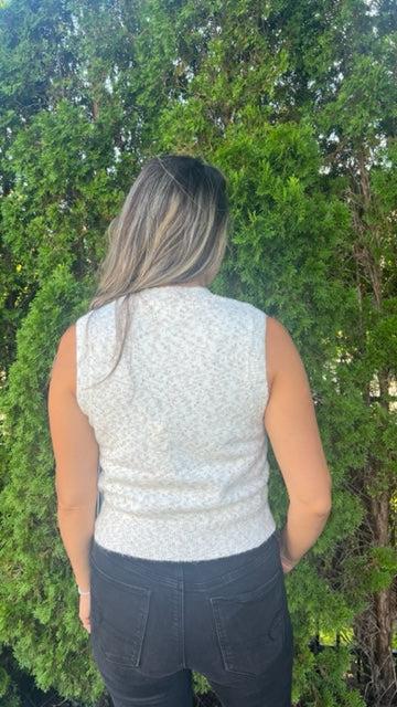 RD Style Kacey Speckled Sweater Tank