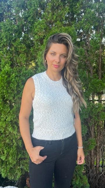 RD Style Kacey Speckled Sweater Tank