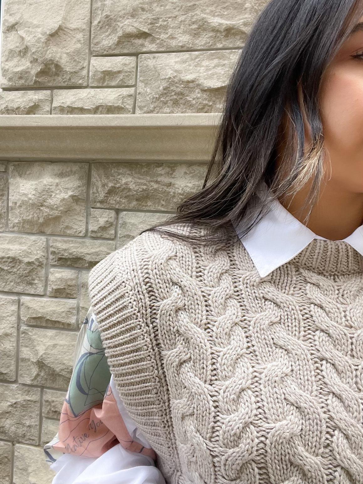 RD Style Knit Sweater Vest | Sanded Stone