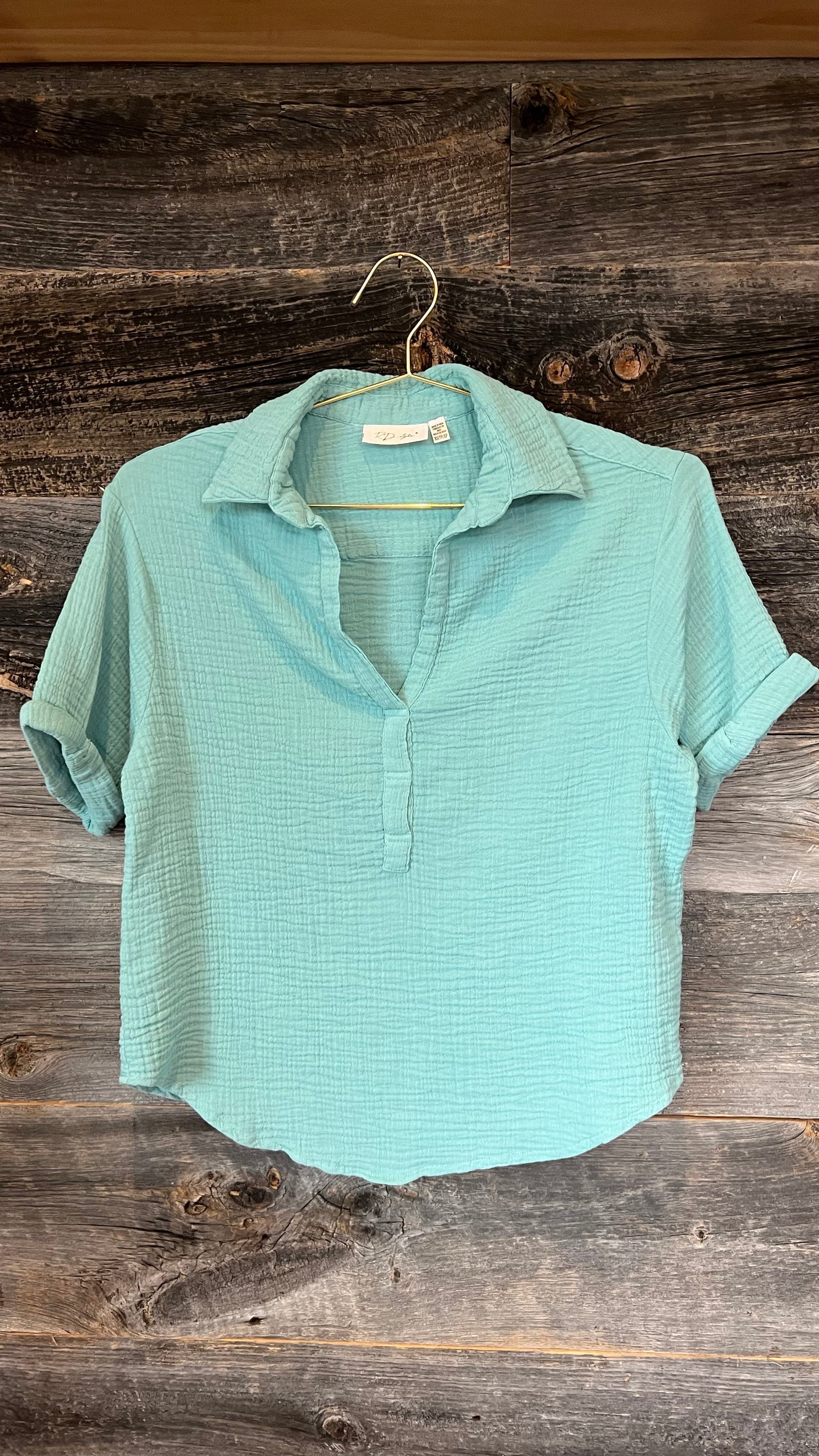 RD Style Organic Top in Teal