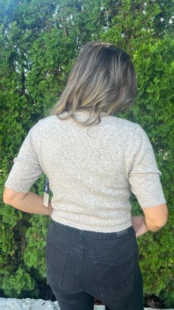 RD Style Rylan Speckled Turtleneck 10" Sleeve