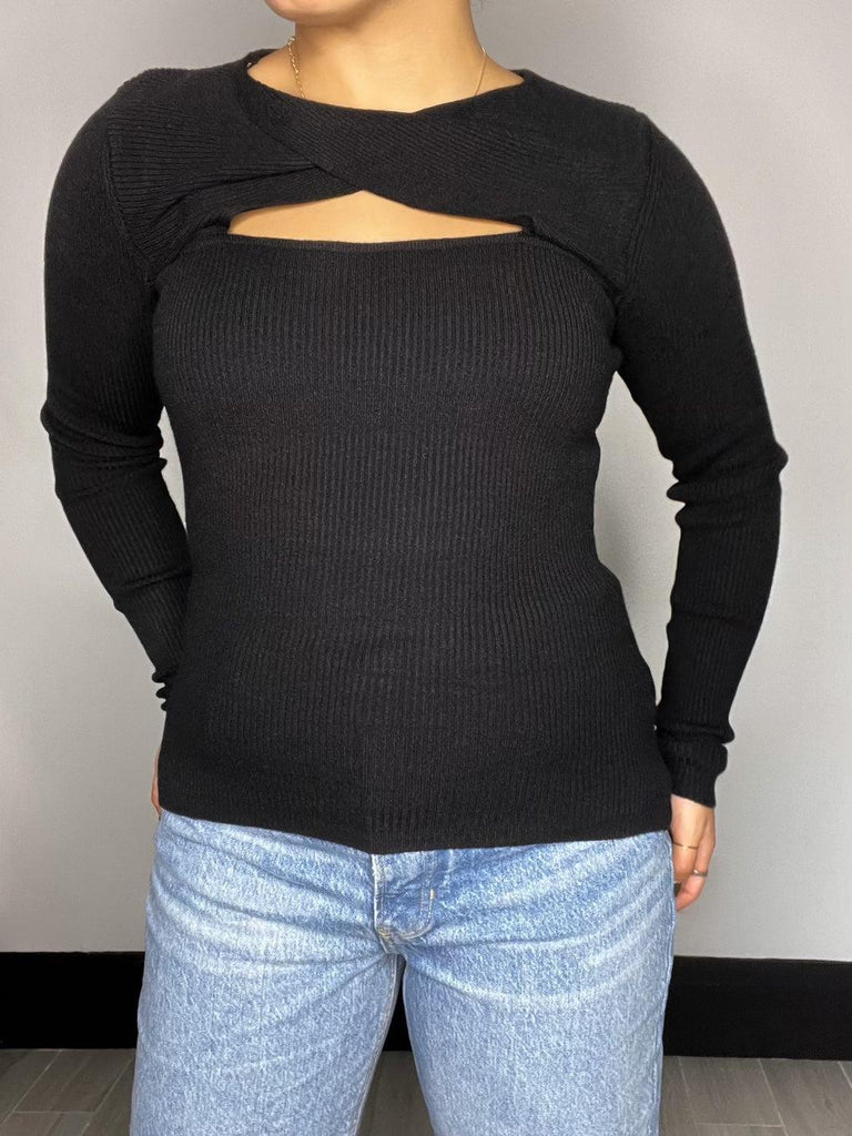 Rd Style Knit Sweater | Black