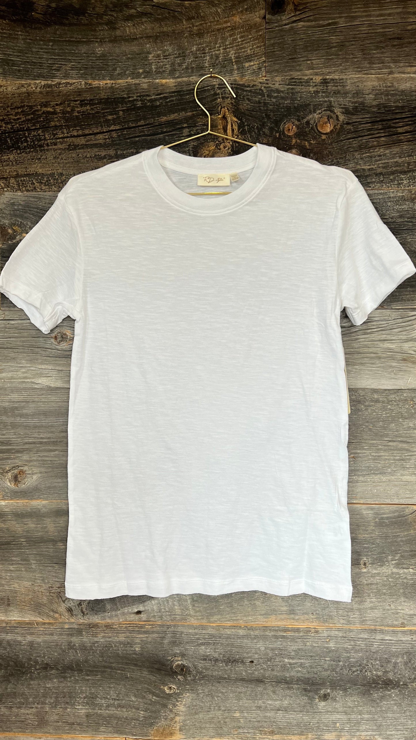 Rd Style Organic Cotton T- Shirt | White