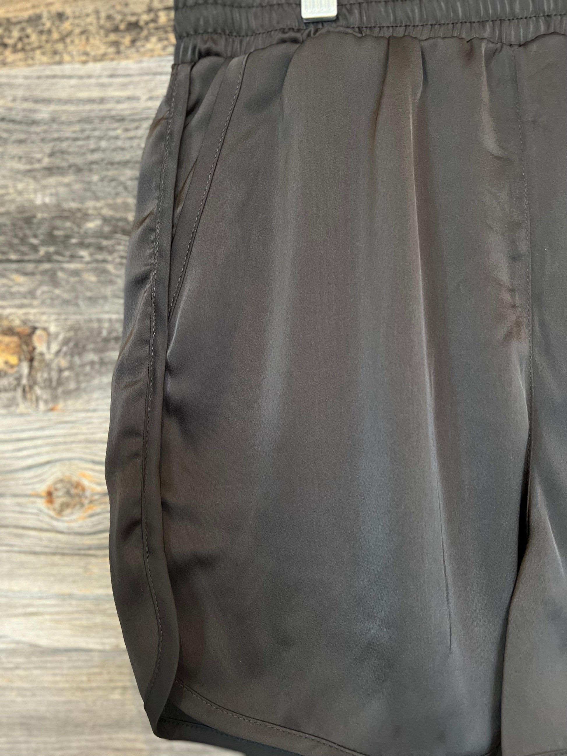 Rd Style Silk Shorts in Black