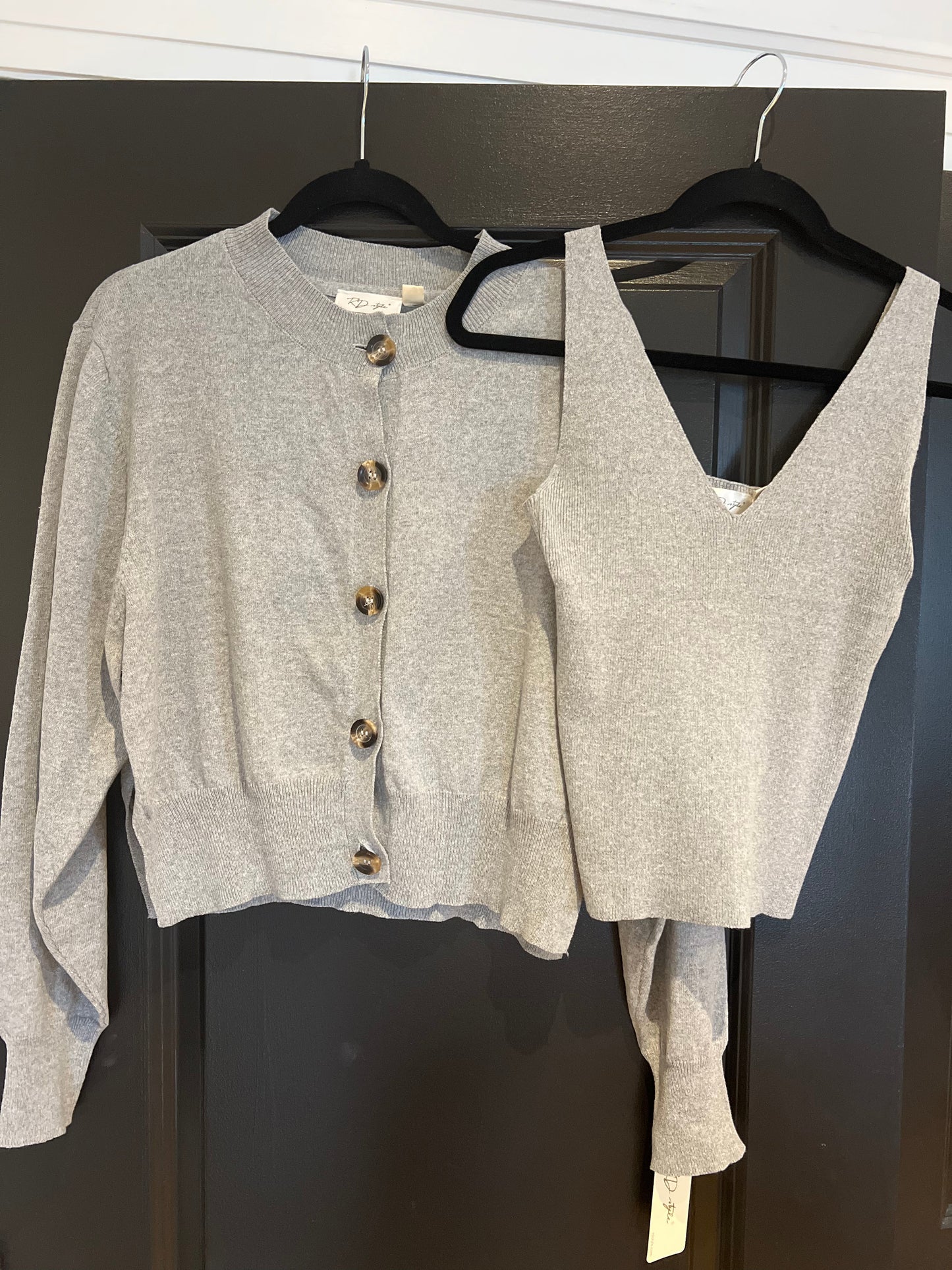 Rd Style sweater Set in grey