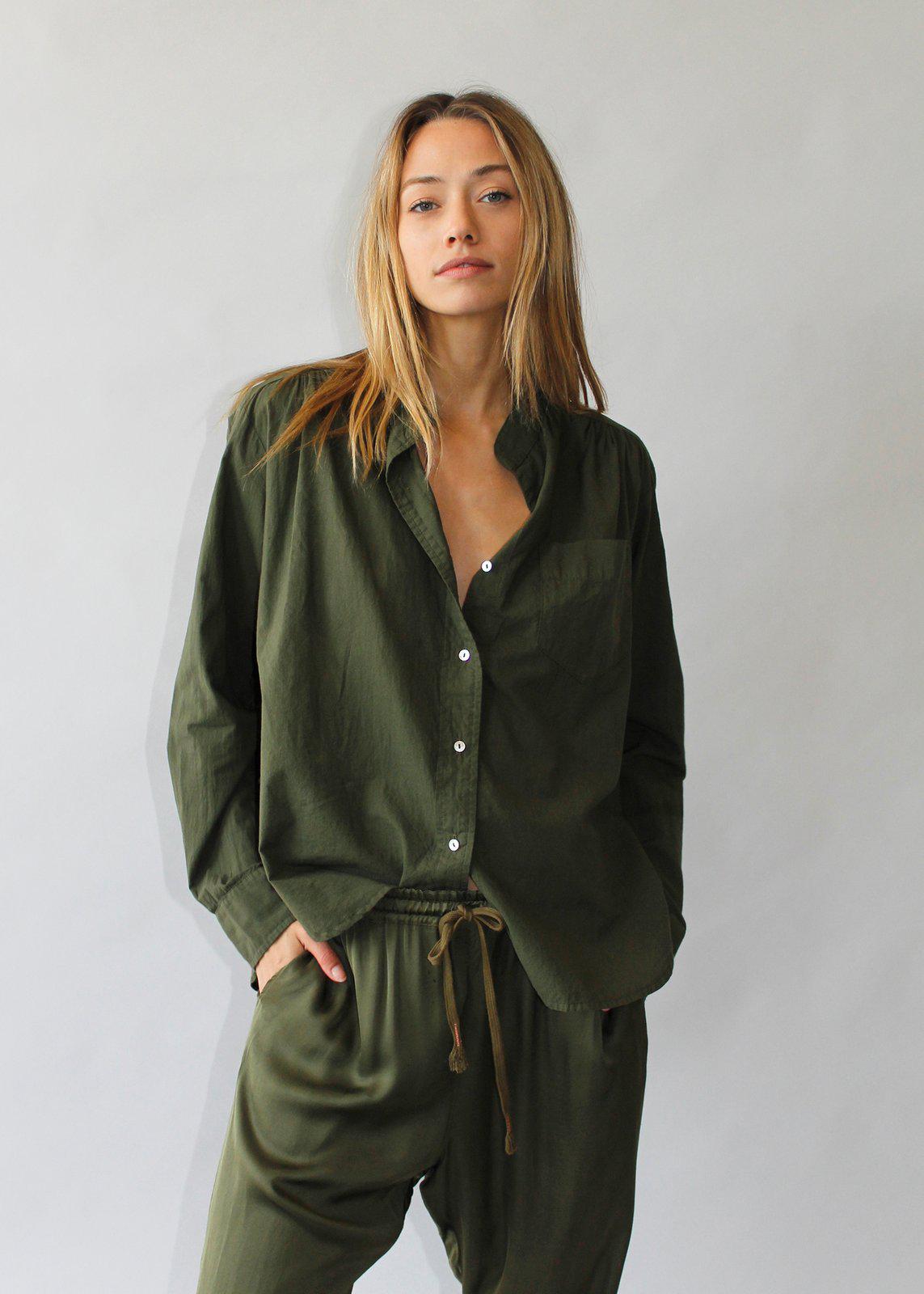Track Pant In Olive - Cali Dreaming