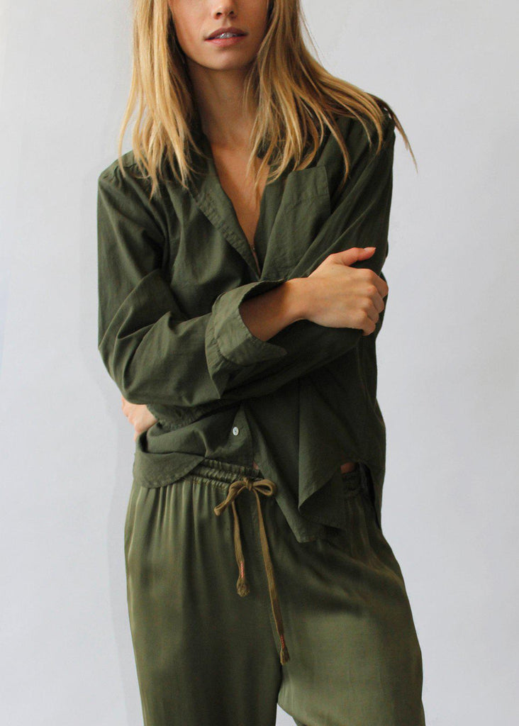 Track Pant In Olive - Cali Dreaming
